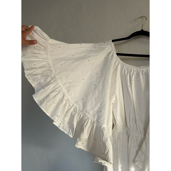 C/Meo Collective White Pearl Dress - Picture 3 of 5